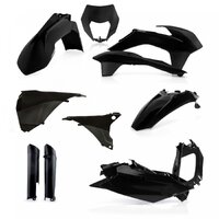 Acerbis Plastic KIT KTM EXC Excf 14-15 Black Product thumb image 1