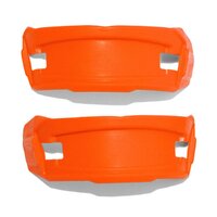 Cycra Stadium Plate Fork Protector Pads Orange