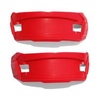 Cycra Stadium Plate Fork Protector Pads Red