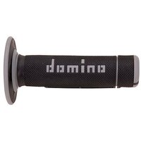 Domino Grips MX A020 Half Waffle Black Silver