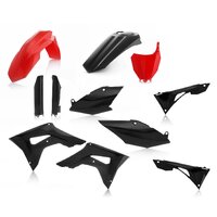 Acerbis Plastic KIT Honda CRF 250 18 450 17-18 Red Black