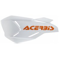 Acerbis Handguards X-FACTORY Spoilers White Orange