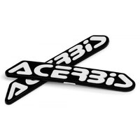 Acerbis Replacement Plastic Logo Sticker Black White