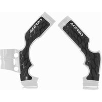 Acerbis X-GRIP Frame Guards KTM Husq 65 14-23 WHITE-BLACK