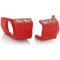 Acerbis Fork Shoe Protector Honda Kawasaki Red