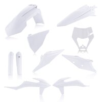 Acerbis Plastic KIT KTM EXC Excf 20-23 White