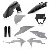 Acerbis Plastic KIT KTM EXC Excf 20-23 Grey Black Product thumb image 1