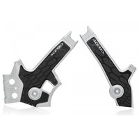 Acerbis X-GRIP Frame Guards Suzuki DR 650 96-22 SILVER-BLACK