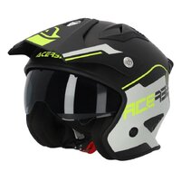 Acerbis Helmet JET Aria 22-06 Black/Fluo Yellow