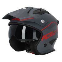 Acerbis Helmet JET Aria 22-06 Grey/Red