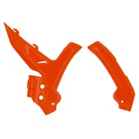 Acerbis X-GRIP Frame Guards KTM SX SXF 23-25 EXC Excf 24-25 Orange