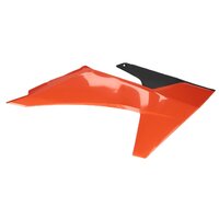 iPLASTIX Radiator Shrouds KTM SX SXF 23-24 EXC Excf 24 Orange Black