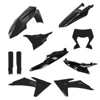 iPLASTIX Plastic KIT KTM EXC Excf 24 Black