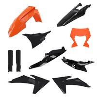 iPLASTIX Plastic KIT KTM EXC Excf 24 Orange Black