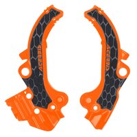 Acerbis X-GRIP Frame Guards KTM SX 65 24-25 ORANGE-BLACK