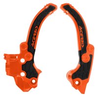 Acerbis X-GRIP Frame Guards KTM SX 50 24-25 ORANGE-BLACK