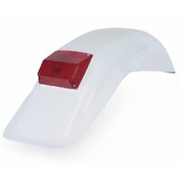 Acerbis Universal Rear Fender Baja With Taillight White