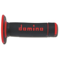 Domino Grips MX A020 Half Waffle Red Black