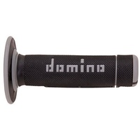 Domino Grips MX A020 Half Waffle Black Silver Product thumb image 1