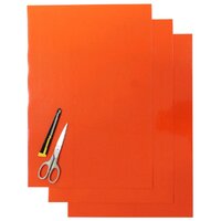 Blackbird Decals Sticker Sheets Orange 47x33cm 3PK