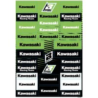 Blackbird Decal Universal Kawasaki Logo Sticker Sheet Product thumb image 1