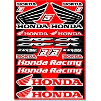 Blackbird Decal Universal Honda CRF Sticker Sheet KIT Product thumb image 1