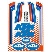 Tecnosel Vintage Decal Universal KTM Sticker Sheet KIT