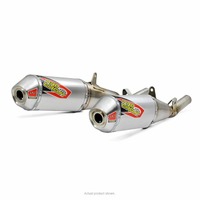 Pro Circuit CRF250R 18-19 T6 Slip ONS | Dual Stainless SILENCERS, Removable Spark Arrestors