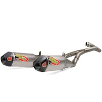 *Pro Circuit Honda CRF450 R/RX 19-20 Ti6 DUAL PRO | Carbon End Cap, Full Titanium Sys, FIM/MA legal