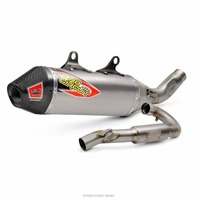 Pro Circuit KTM 350SXF/ Husq FC350 19 22 Ti 6 PRO | System, Carbon End Cap, Full Ti MA legal