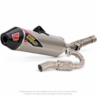 Pro Circuit Husq TE310 11-12 TI-5C Race | System Carbon Fixed END CAP, FIM Approved Product thumb image 1