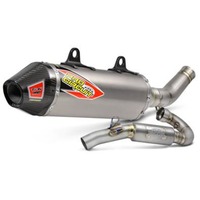 Pro Circuit 450SX-F / FC450 16-18 Ti-6 PRO System | Carbon End Cap, Full Titanium System, FIM legal Product thumb image 1