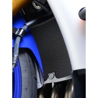 R&G Radiator Guard YAM YZF-R1 07-08 R6 06-12 (COLOUR:BLACK) Product thumb image 1