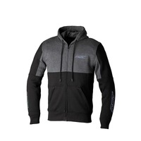 RST Team ZIP Through CE Kevlar Hoodie | BLACK-GREY