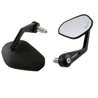 Tarmac Falcon Bar End Motorcycle Mirror Black